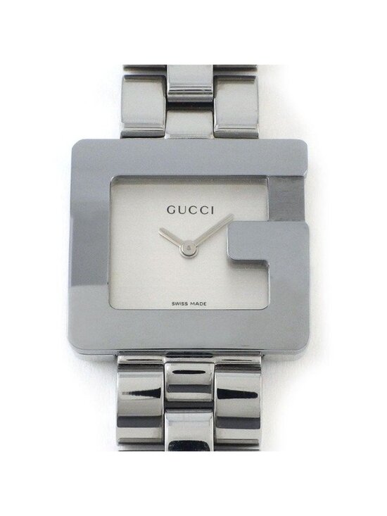 Gucci Watch Square Silver Dial SS Quartz Analog main image 7